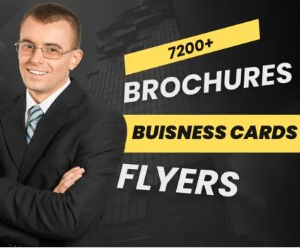 7,200+ Brochures, business cards & flyers templates